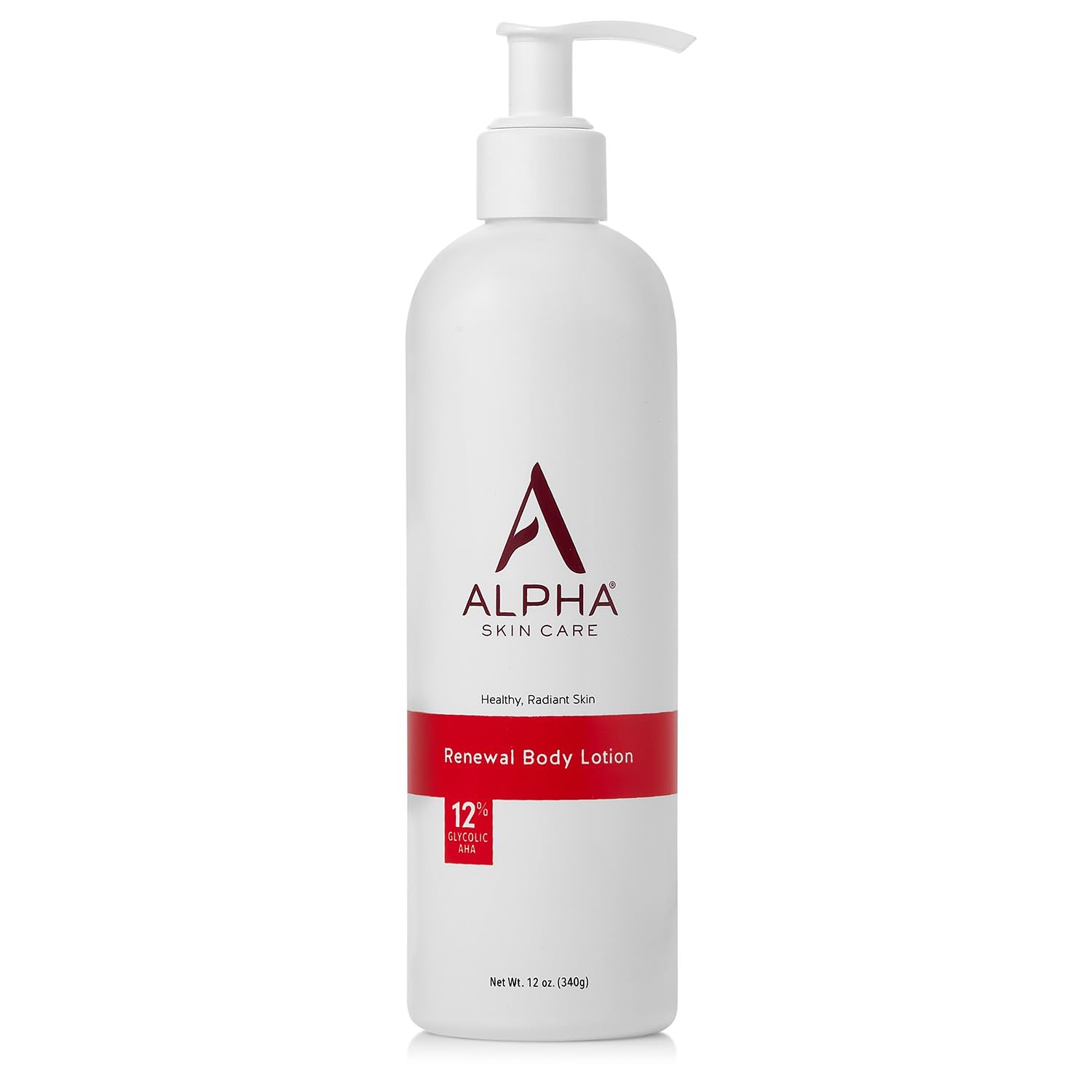 Alpha Skin Care Revitalizing Body Lotion, 12% Glycolic AHA, Simple & Effective Daily Moisturizer for Soft & Smooth Skin