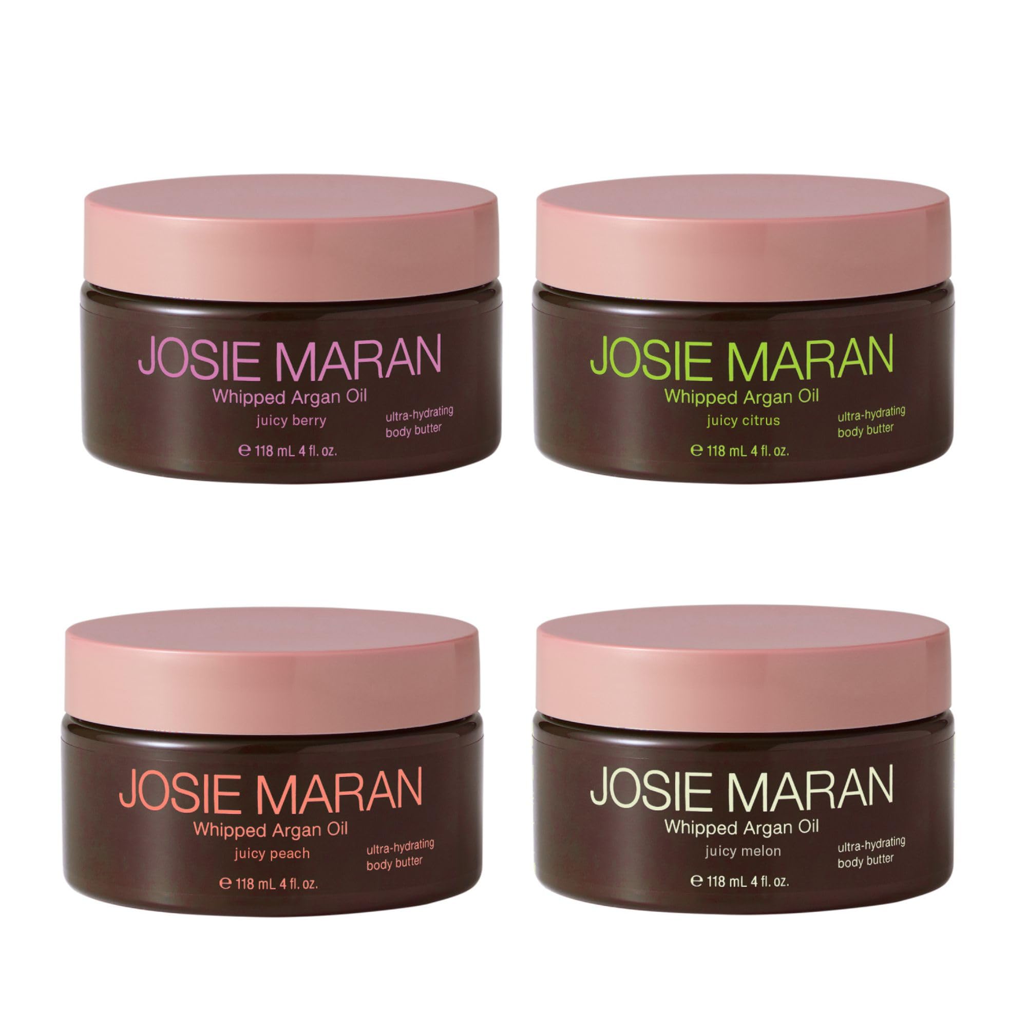 Josie Maran Skin Firming Cream 4 Piece Whipped Argan Oil Body Butter - Cruelty-Free Cruelty-Free Skincare (4 oz)
Josie