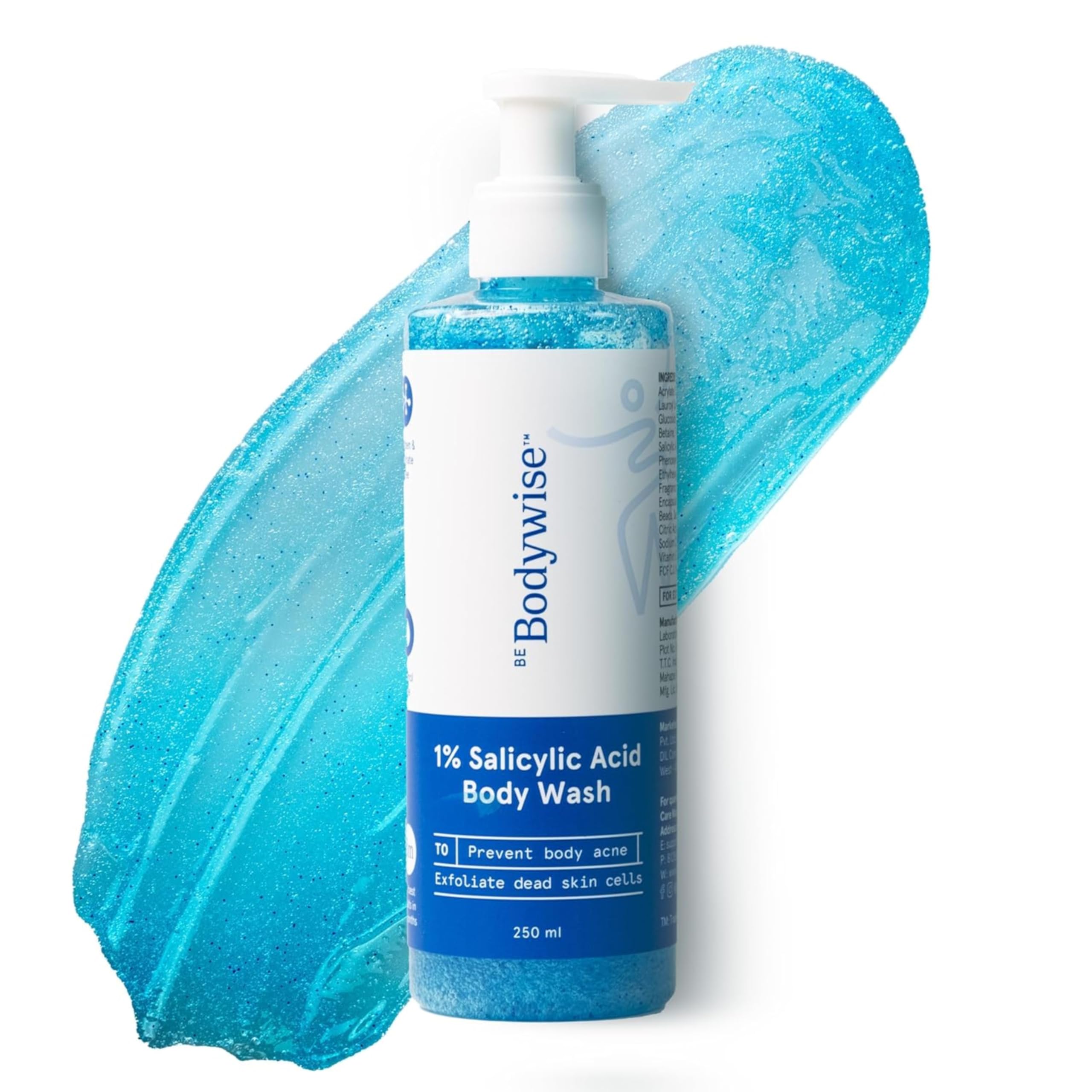 Body Acne Treatment Bodywash - Be Bodywise 1% Salicylic Acid Shower Gel for Straggly Skin
| Straggly Skin Solution - Be